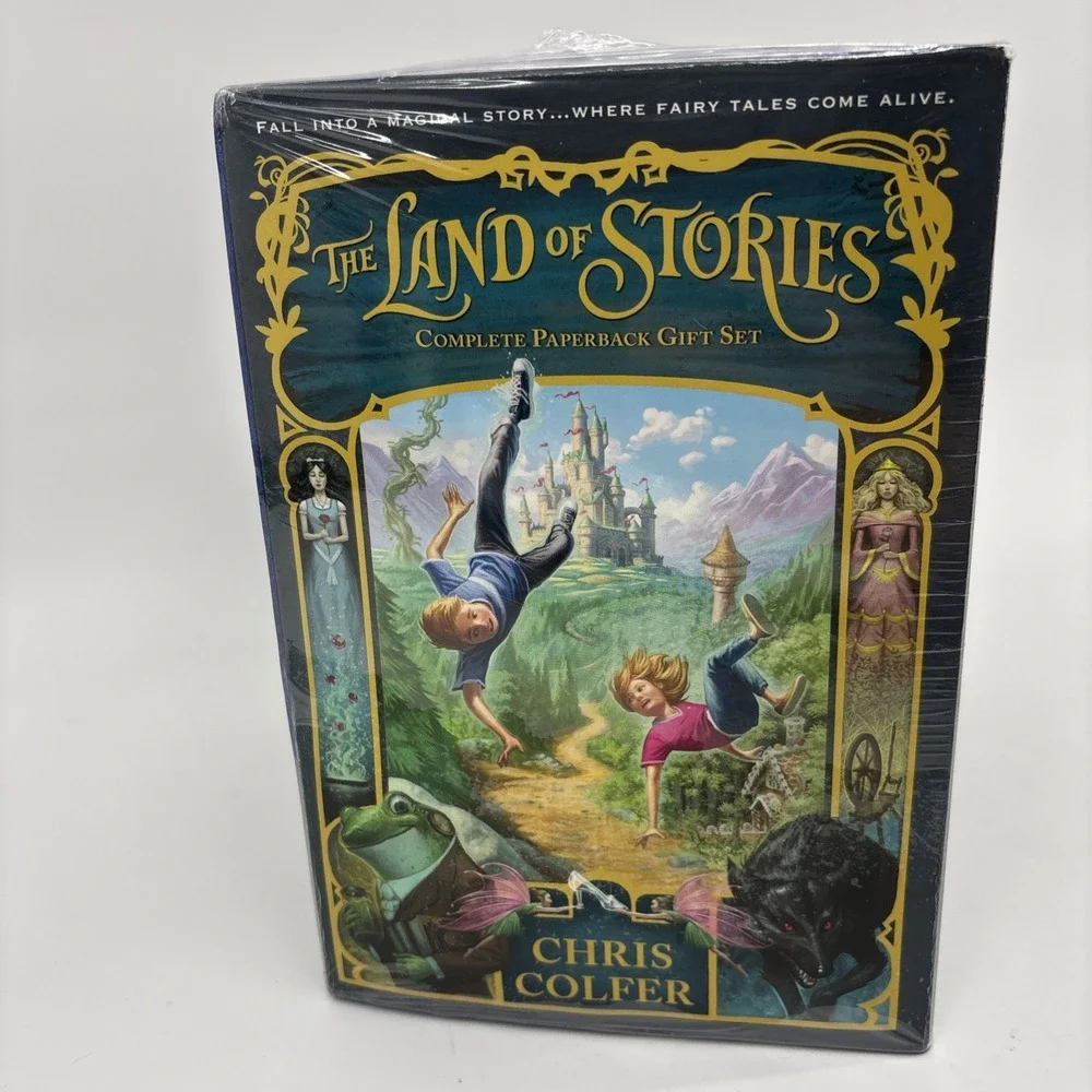 The Land of Stories Gift Set by Chris Colfer, Paperback Fantasy Age 9-12 6 Books